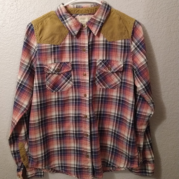 Forever 21 plaid button down - Picture 1 of 4